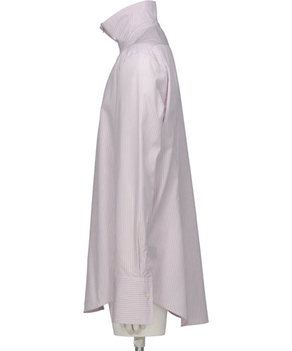 STRIPE SIM-PLE ZIP SHIRT