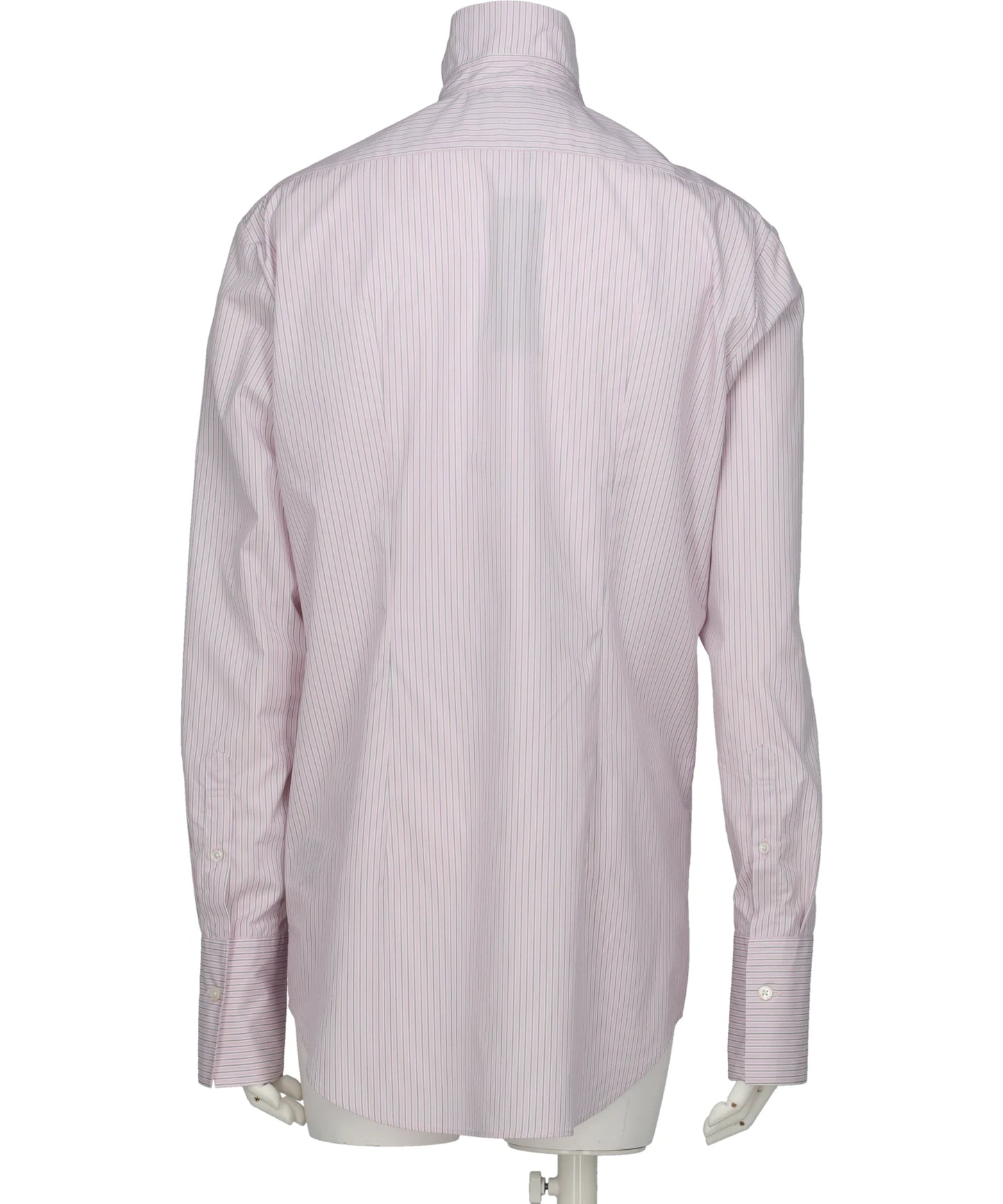 STRIPE SIM-PLE ZIP SHIRT