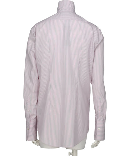 STRIPE SIM-PLE ZIP SHIRT