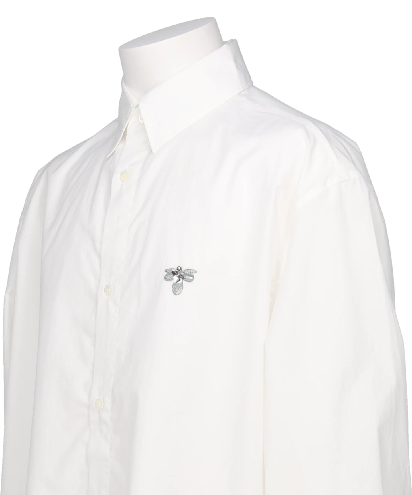 BEADED BUMBLE BEE DRESS SHIRT