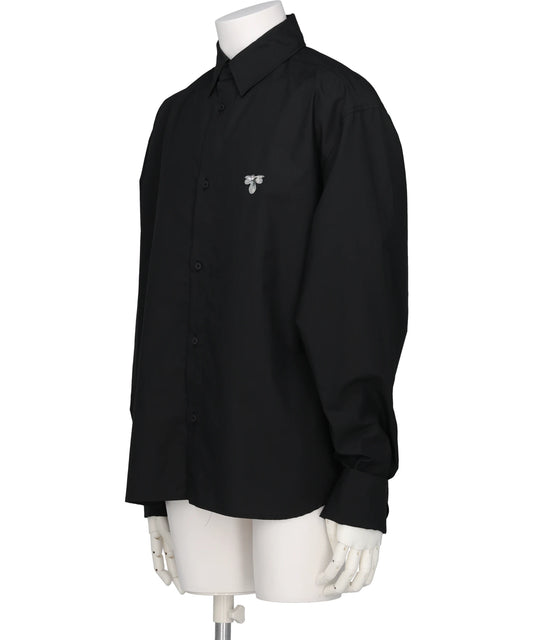 BEADED BUMBLE BEE DRESS SHIRT