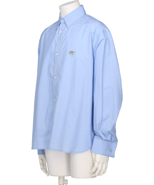 BEADED BUMBLE BEE DRESS SHIRT