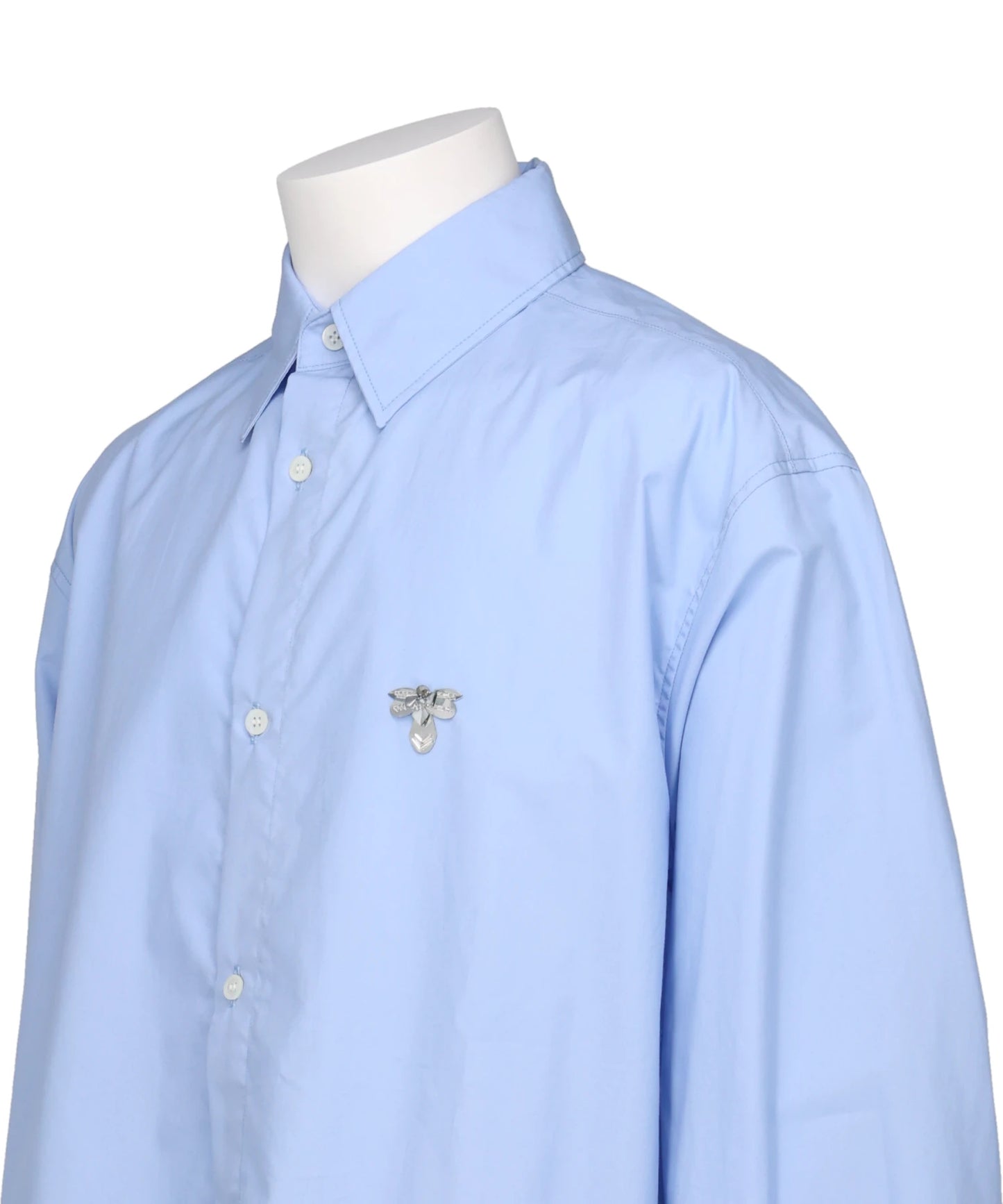 BEADED BUMBLE BEE DRESS SHIRT