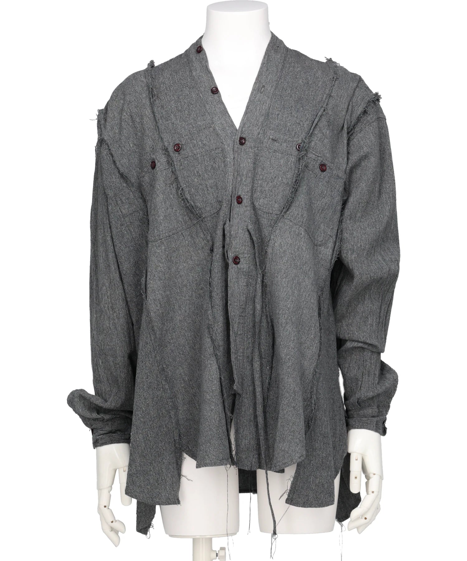 DISCOVERED(ディスカバード) NEWSED / DOCKING WIDE DENIM SAMUE SHIRT