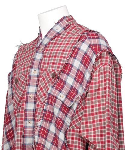 NEWSED / DOCKING WIDE CHECK CHINA SHIRT