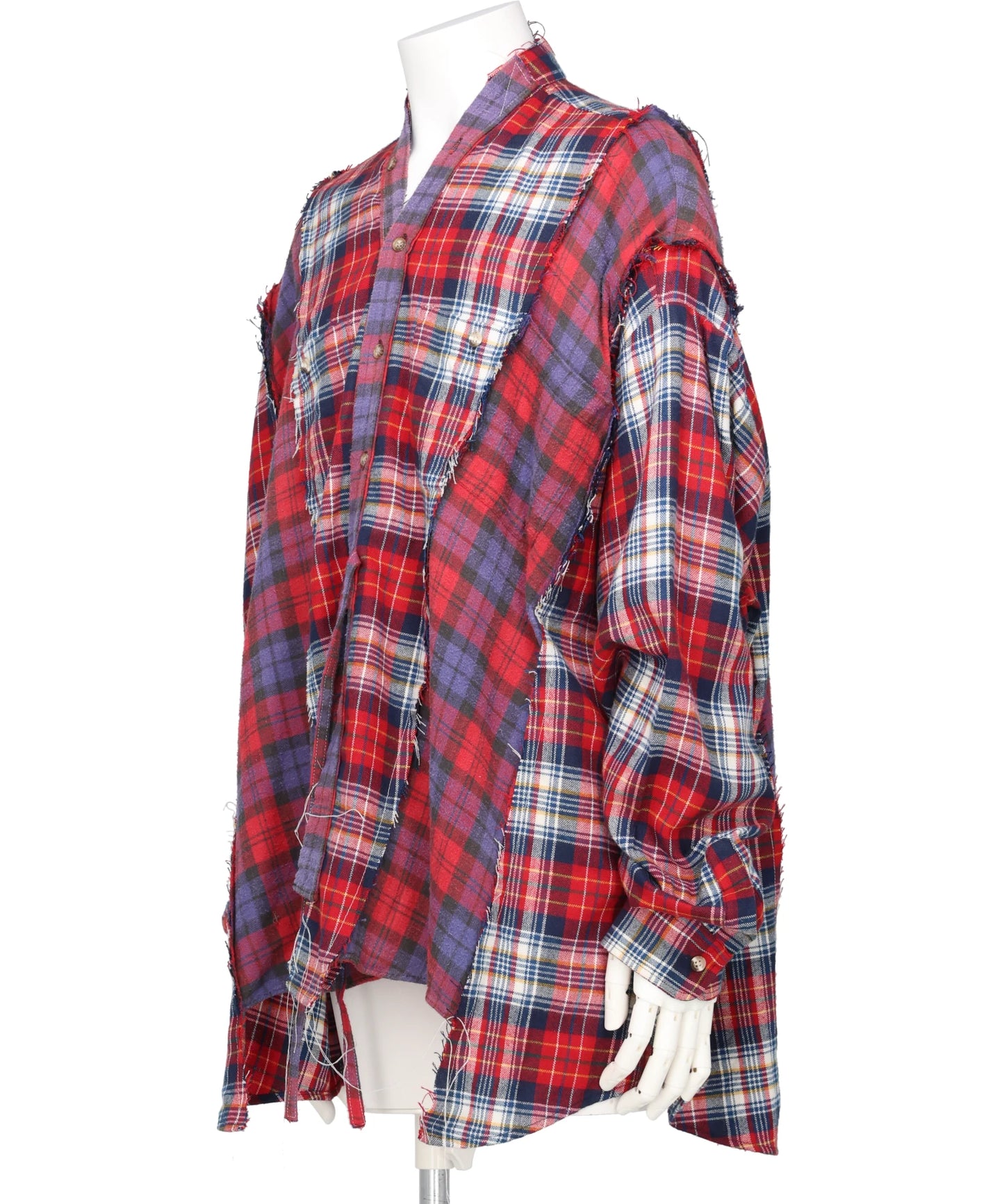NEWSED / DOCKING WIDE CHECK CHINA SHIRT