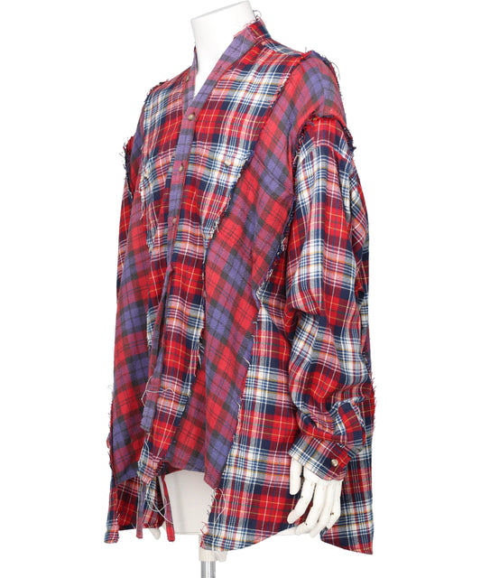 NEWSED / DOCKING WIDE CHECK CHINA SHIRT