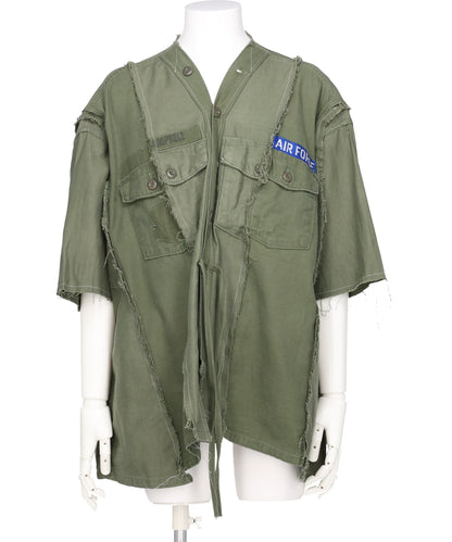 DISCOVERED(ディスカバード) NEWSED / DOCKING MILITARY SAMUE SHIRT