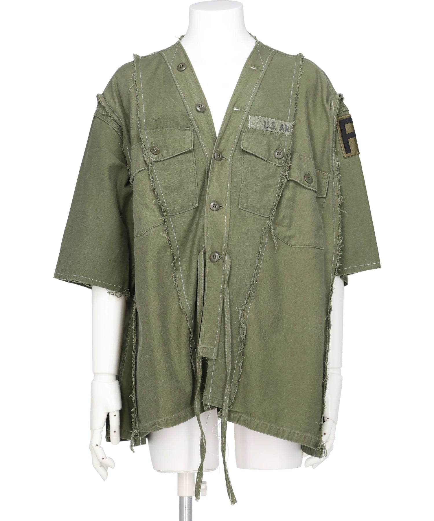 DISCOVERED(ディスカバード) NEWSED / DOCKING MILITARY SAMUE SHIRT