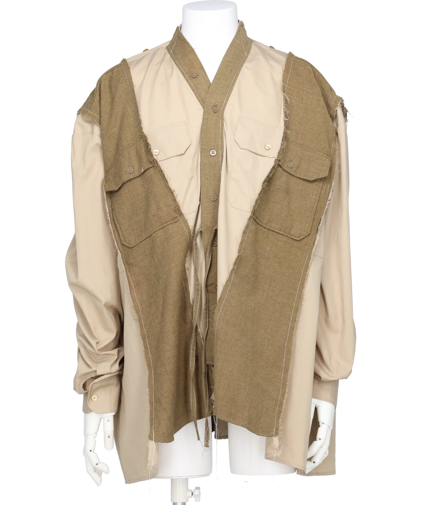 DISCOVERED(ディスカバード) NEWSED / DOCKING MILITARY SAMUE SHIRT