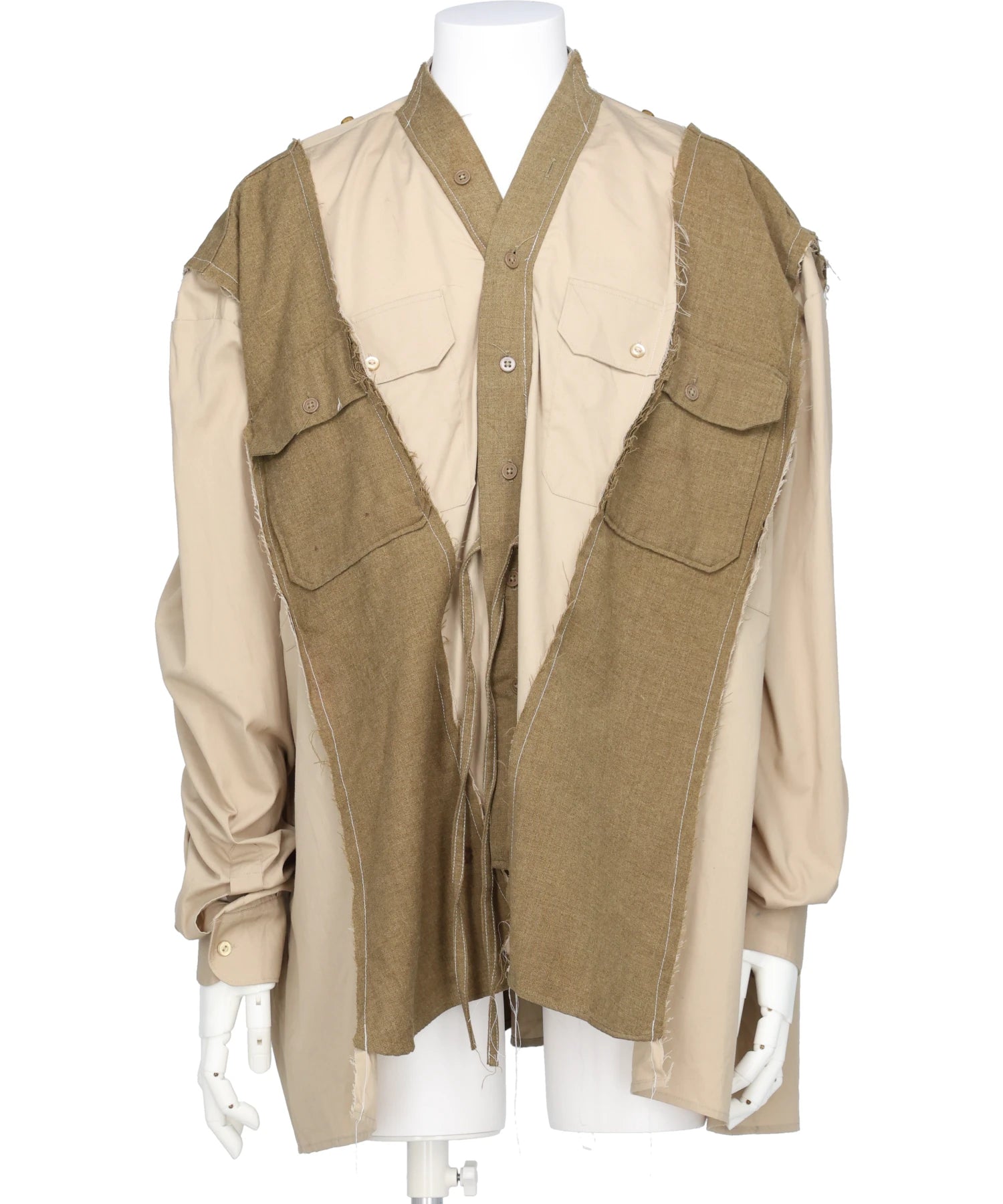 DISCOVERED(ディスカバード) NEWSED / DOCKING MILITARY SAMUE SHIRT