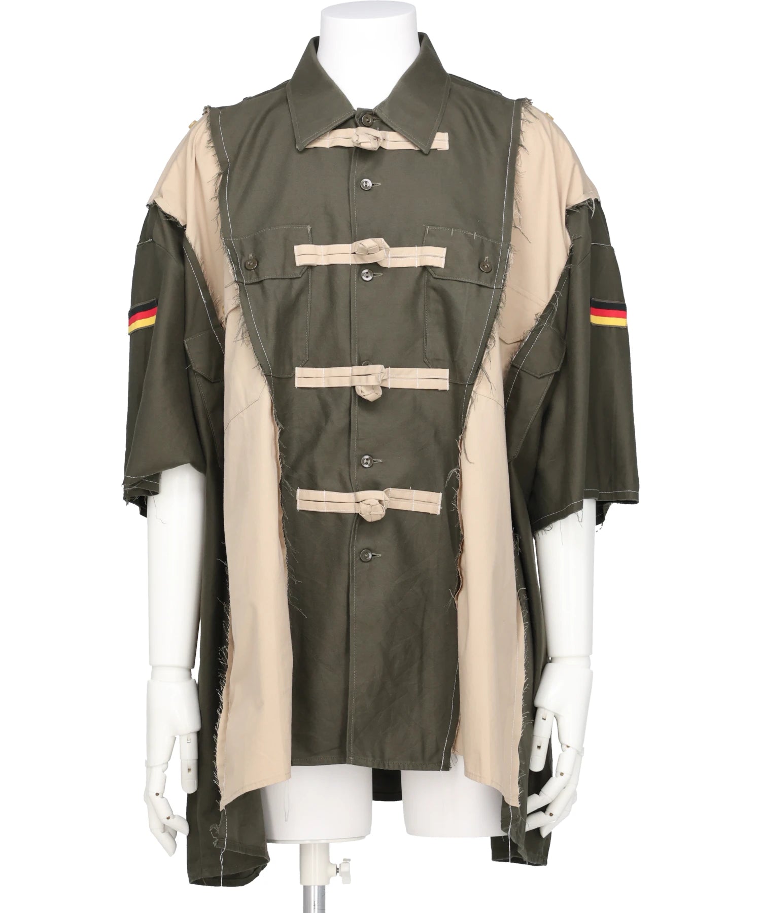 DISCOVERED(ディスカバード) NEWSED / DOCKING MILITARY CHINA SHIRT