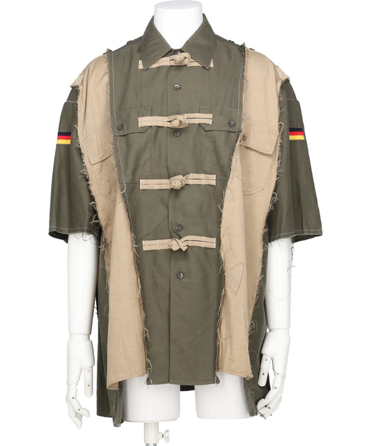 DISCOVERED(ディスカバード) NEWSED / DOCKING MILITARY CHINA SHIRT