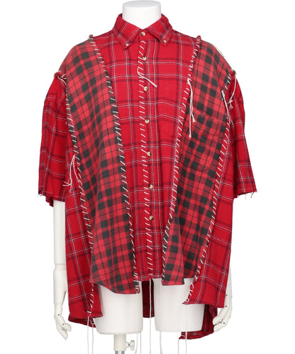 DISCOVERED(ディスカバード) NEWSED / DOCKING NEL SHIRT