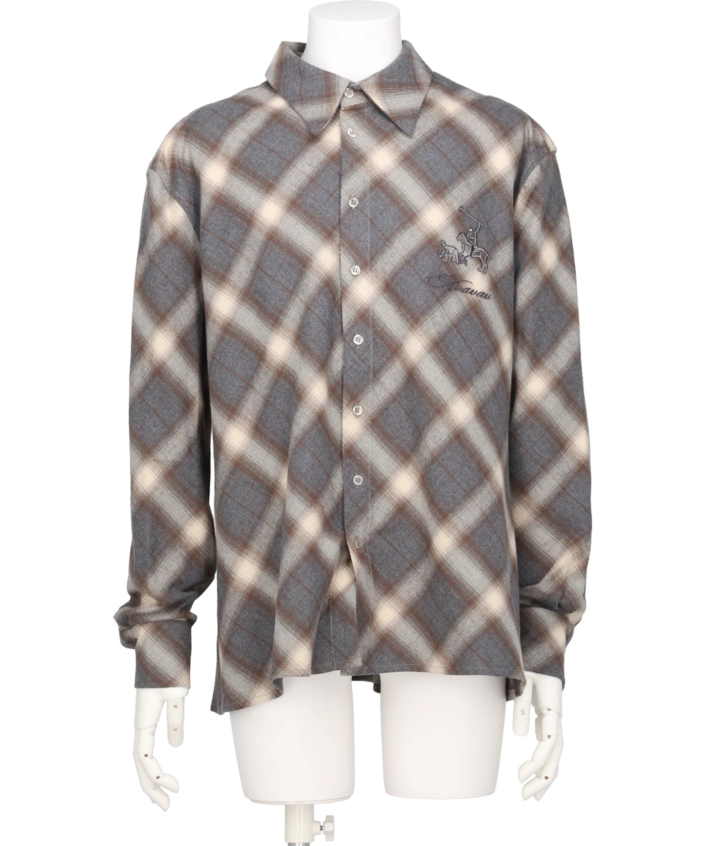 AVAVAV(アヴァヴァヴ)SHIRT CHECKED GREY