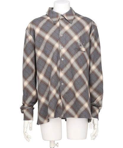 AVAVAV(アヴァヴァヴ)SHIRT CHECKED GREY