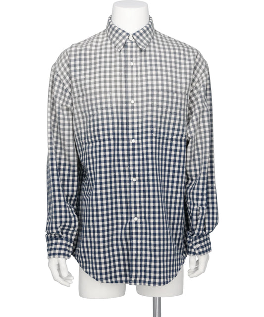 FADED SPARKLING PLAID SHIRT