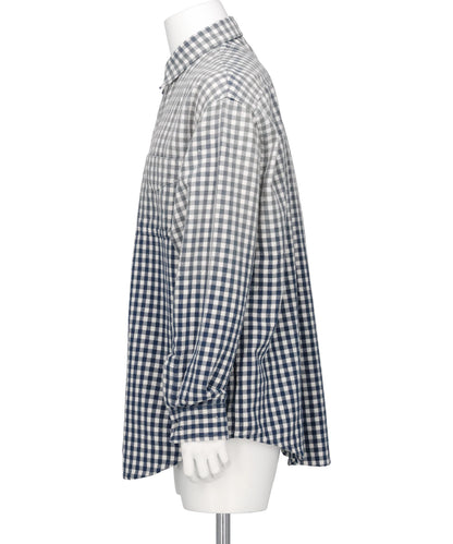 FADED SPARKLING PLAID SHIRT