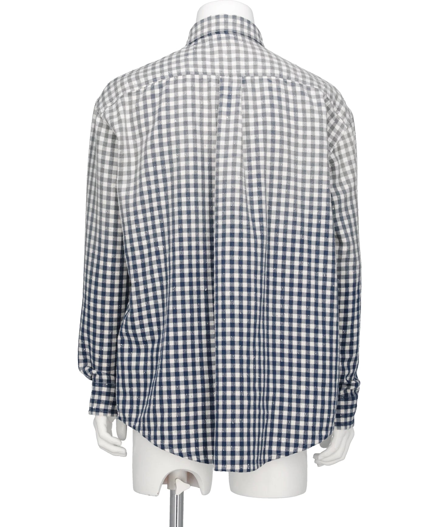 FADED SPARKLING PLAID SHIRT