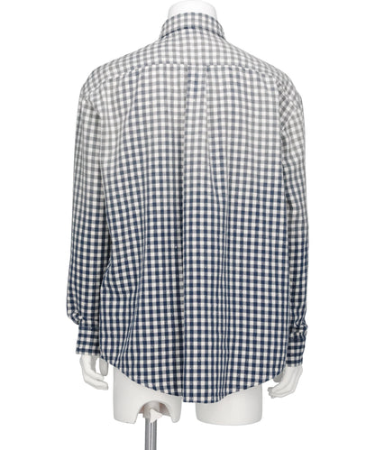 FADED SPARKLING PLAID SHIRT