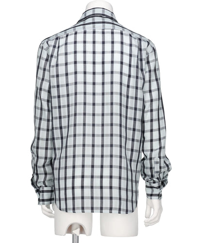 "LENO WEAVE"W-PKT DRESS L-S SHIRT