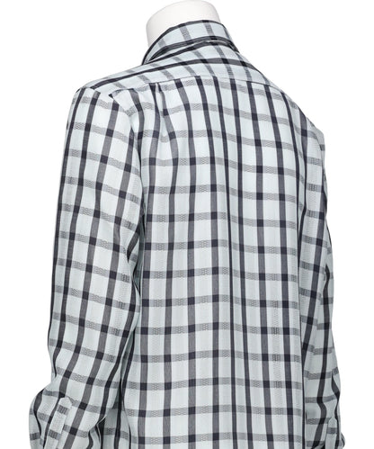 "LENO WEAVE"W-PKT DRESS L-S SHIRT