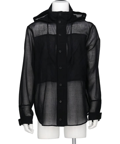 DAIRIKU(ダイリク) 2026SS WOOL CHECK HOODIE WOOL SHIRT 26SS-SH4 DAIRIKU(ダイリク) 2026SS WOOL CHECK HOODIE WOOL SHIRT 26SS-SH4