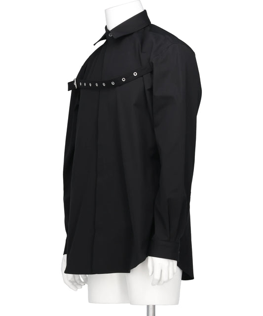 BROADCLOTH FLONT STRAP SHIRT