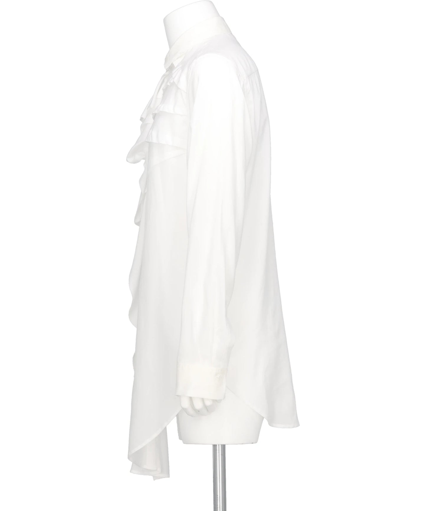 LEFT-FRONT TUCK RAYON SHIRT