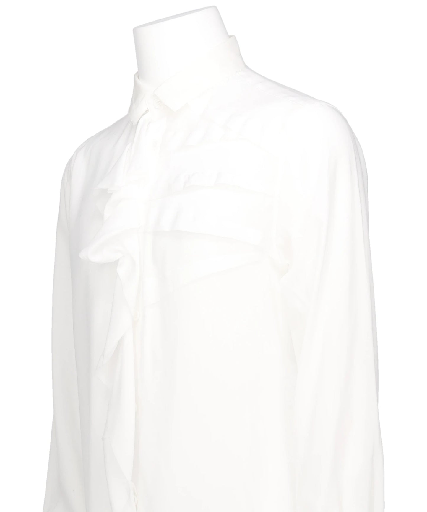 LEFT-FRONT TUCK RAYON SHIRT