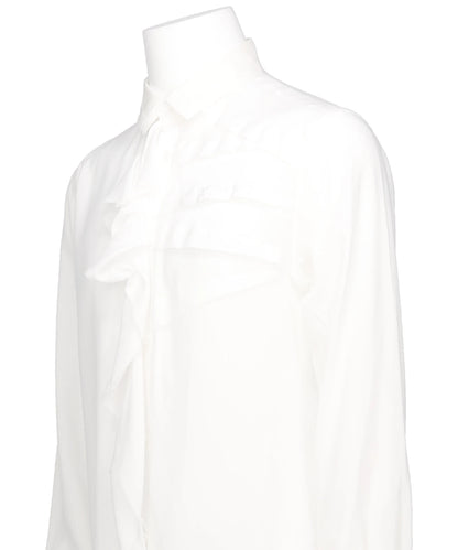 LEFT-FRONT TUCK RAYON SHIRT