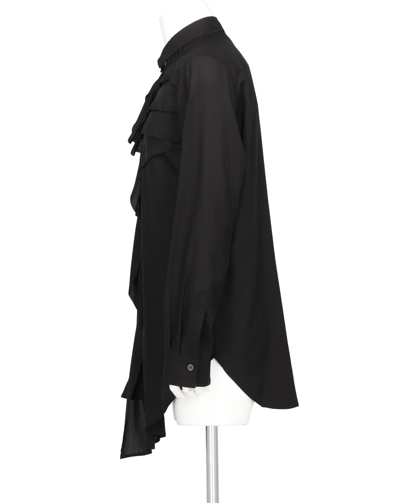 LEFT-FRONT TUCK RAYON SHIRT