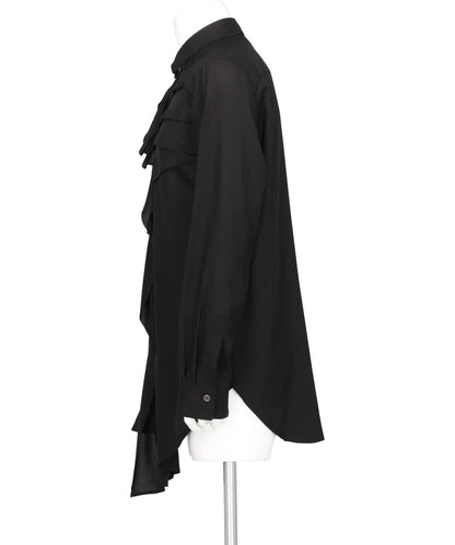 LEFT-FRONT TUCK RAYON SHIRT
