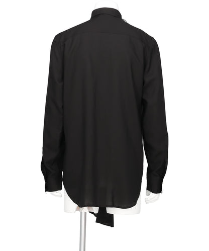 LEFT-FRONT TUCK RAYON SHIRT