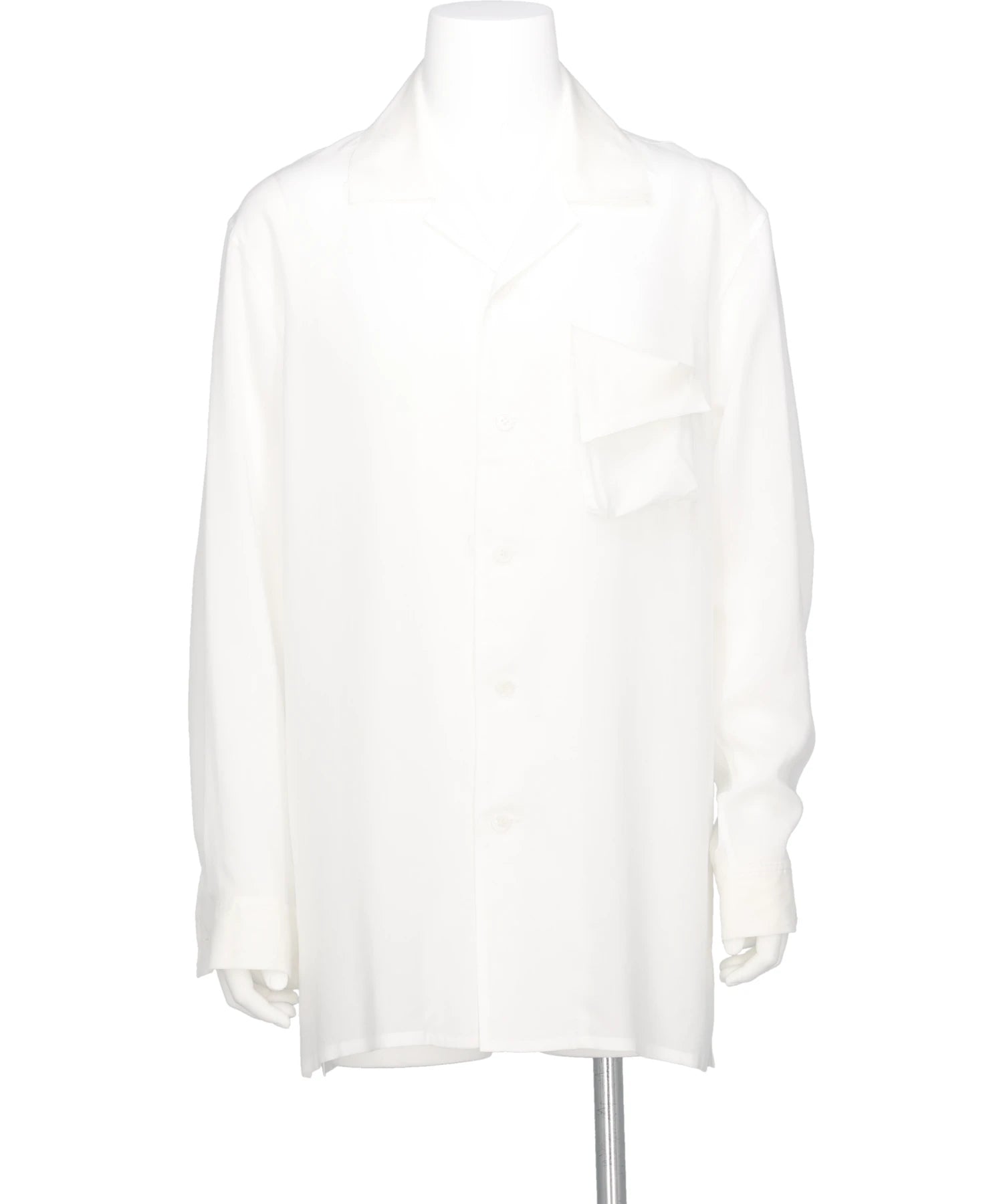 sulvam(サルバム) 2026SS OPEN-COLLAR RAYON SHIRT MX-B05-010