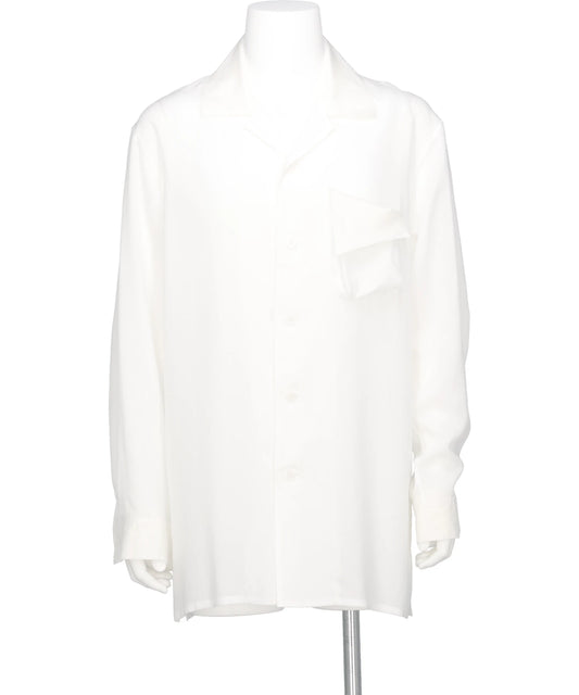 sulvam(サルバム) 2026SS OPEN-COLLAR RAYON SHIRT MX-B05-010