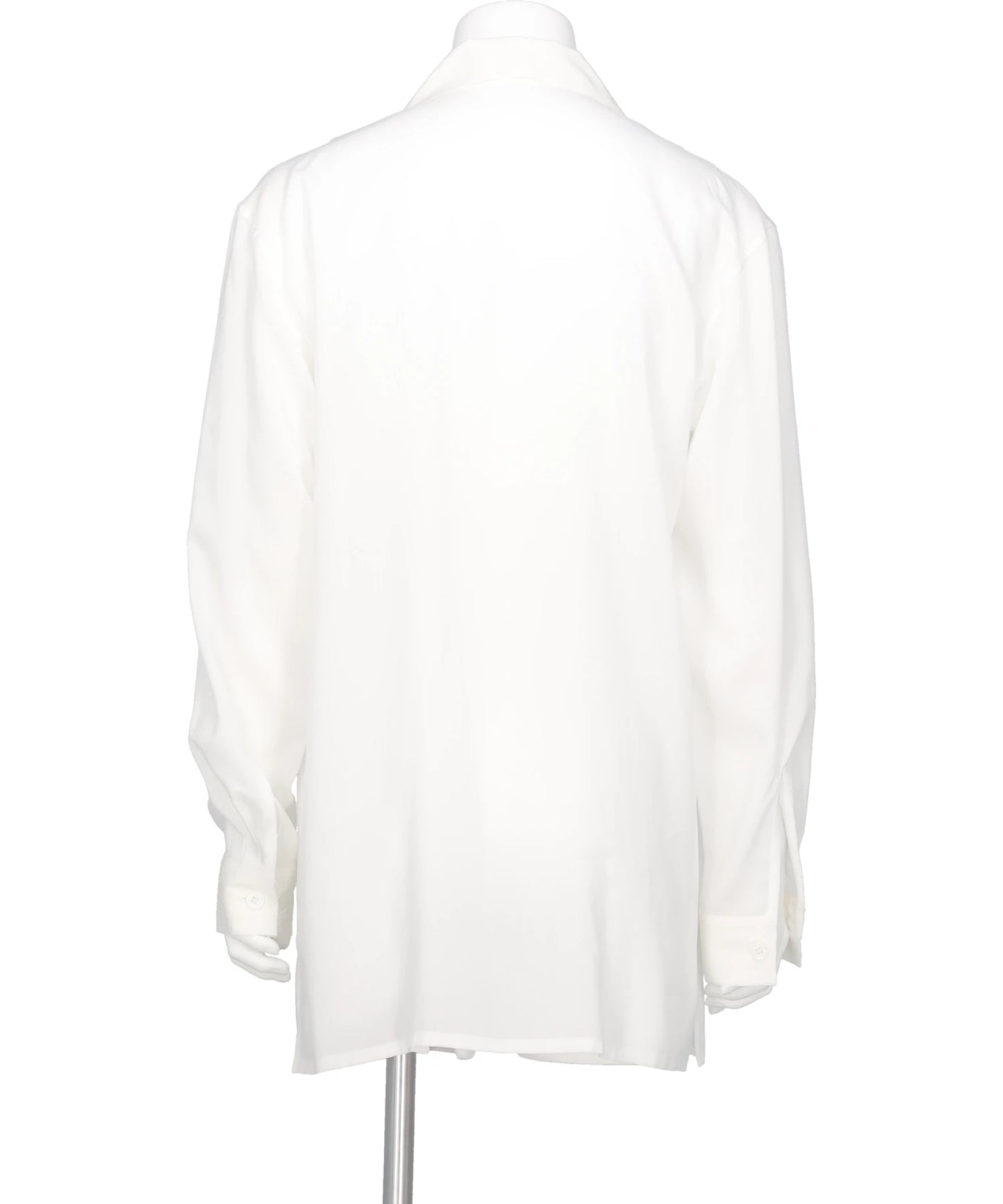 OPEN-COLLAR RAYON SHIRT