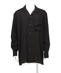 sulvam(サルバム) 2026SS OPEN-COLLAR RAYON SHIRT MX-B05-010