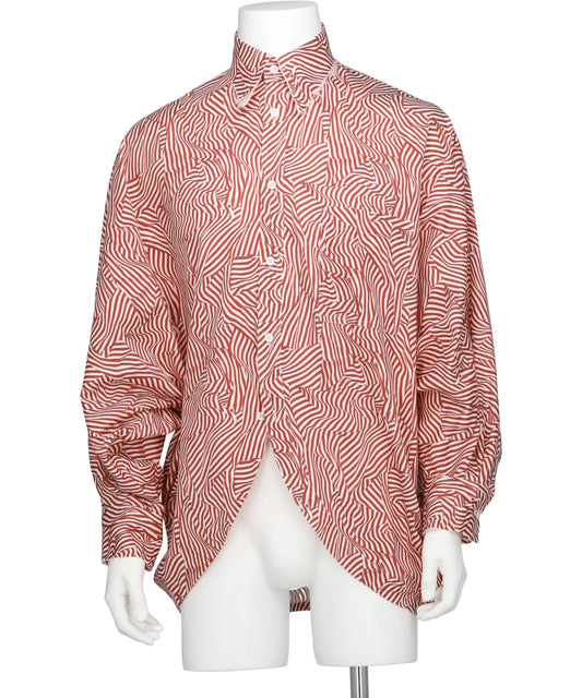 sulvam(サルバム) 2026SS CRAZY STRIPE DOLMAN SHIRT MX-B07-020