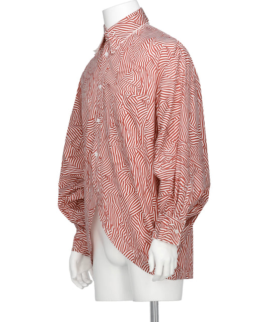 CRAZY STRIPE DOLMAN SHIRT