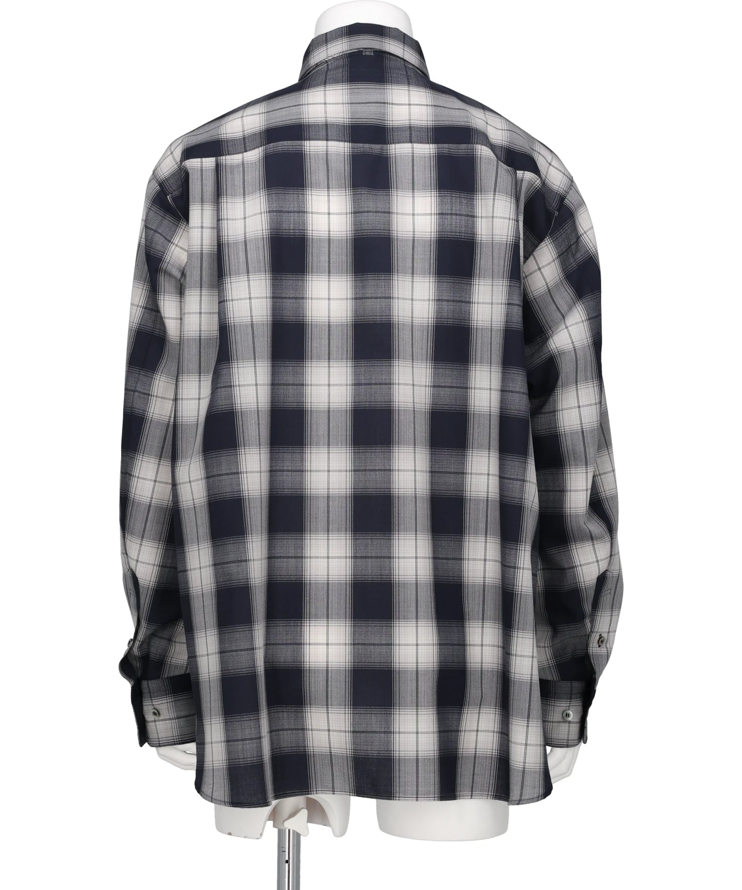 OMBRE CHECK NECKTIE SHIRT