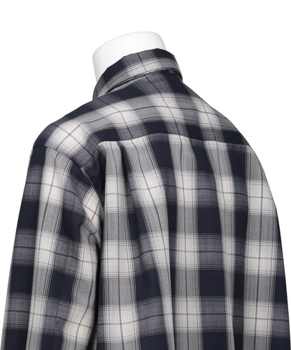 OMBRE CHECK NECKTIE SHIRT