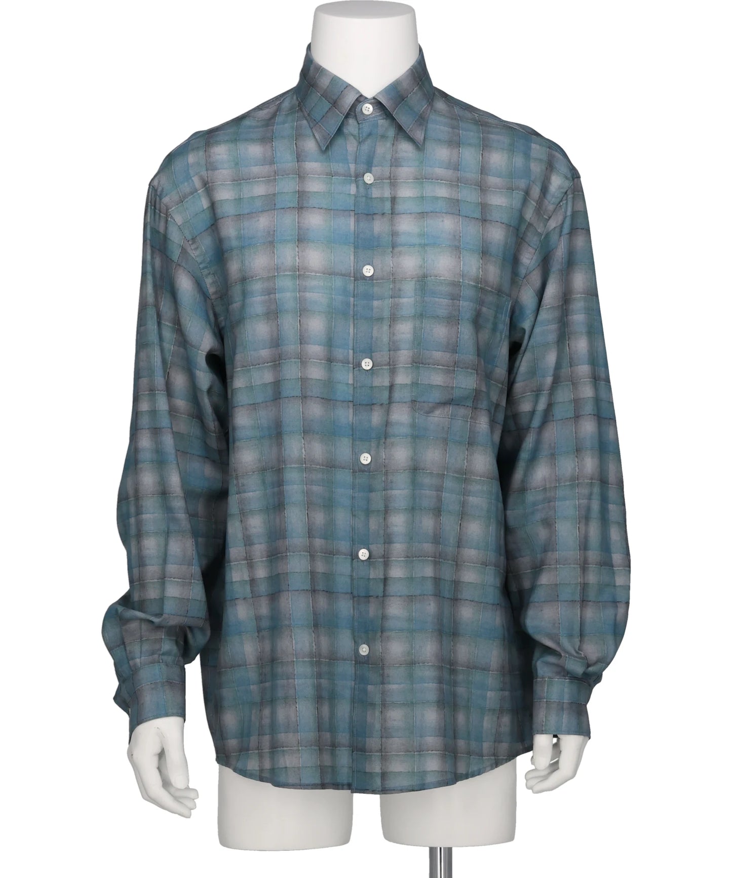 YOKE(ヨーク) 2026SS PRINTED PLAID COTTON TWILL SHIRT YK26SS01199SH
