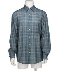 YOKE(ヨーク) 2026SS PRINTED PLAID COTTON TWILL SHIRT YK26SS01199SH