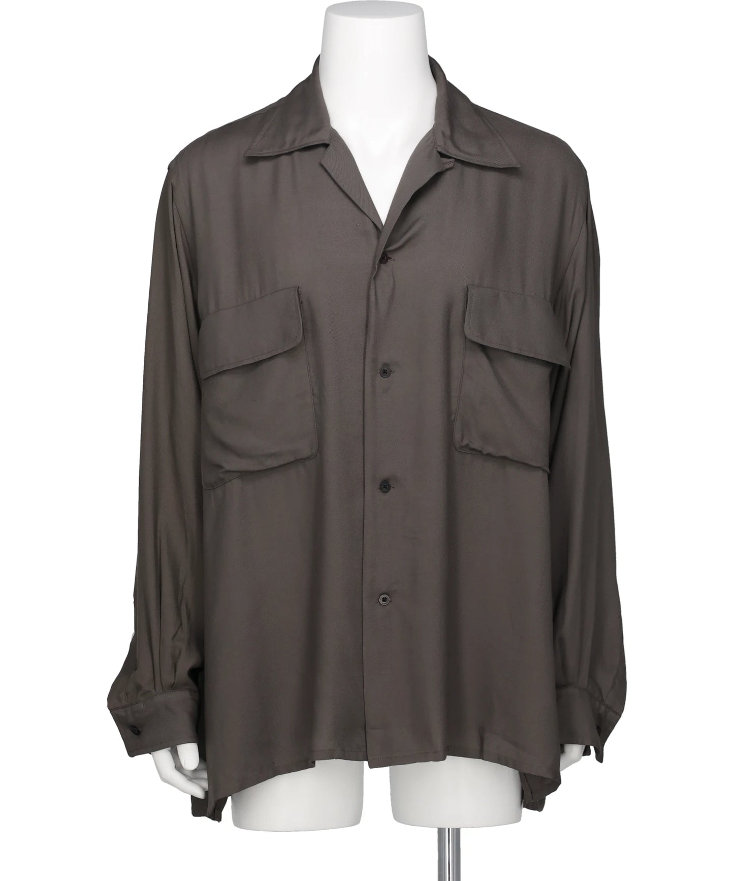 YOKE(ヨーク) 2026SS MODAL DOUBLE POCKET OPEN COLLAR SHIRT YK26SS01215SH
