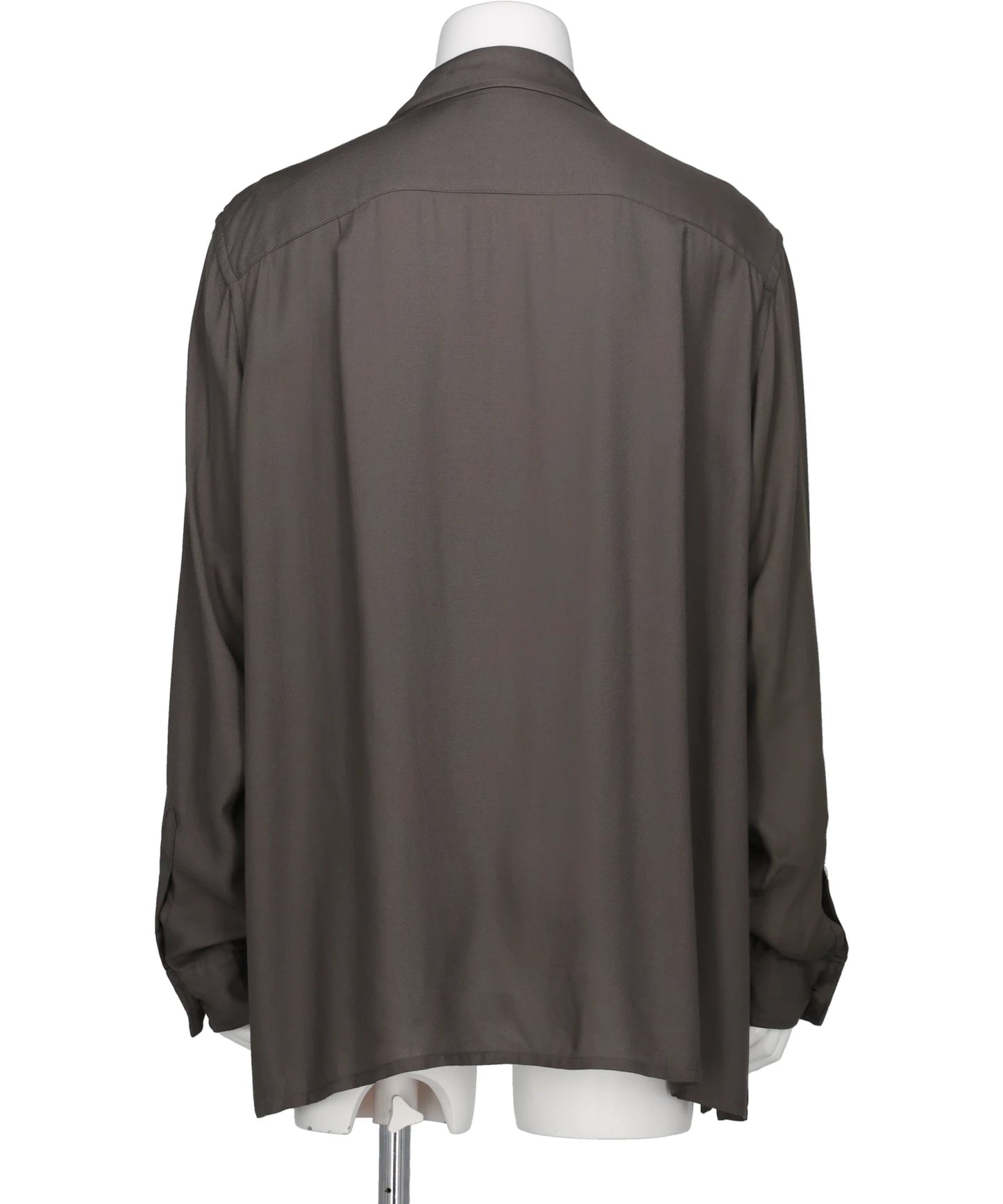 MODAL DOUBLE POCKET OPEN COLLAR SHIRT
