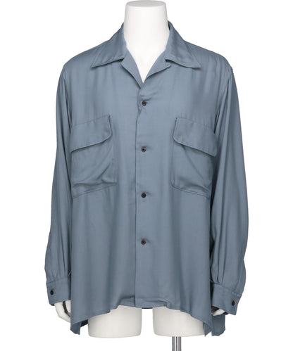 YOKE(ヨーク) 2026SS MODAL DOUBLE POCKET OPEN COLLAR SHIRT YK26SS01215SH