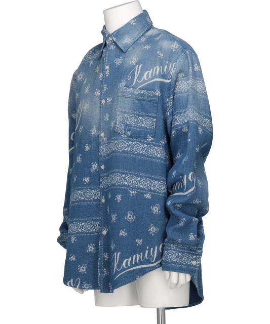 BANDANA DISCHARGE SHIRT