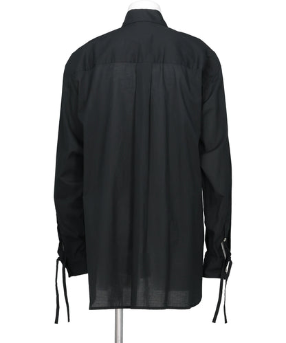DRAWSTRING CUFF SHIRT