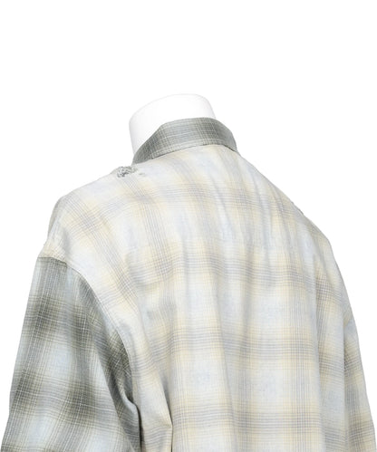 REPAIRED CRAZY CHECKED SHIRT